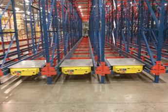 Warehouse racking installation
